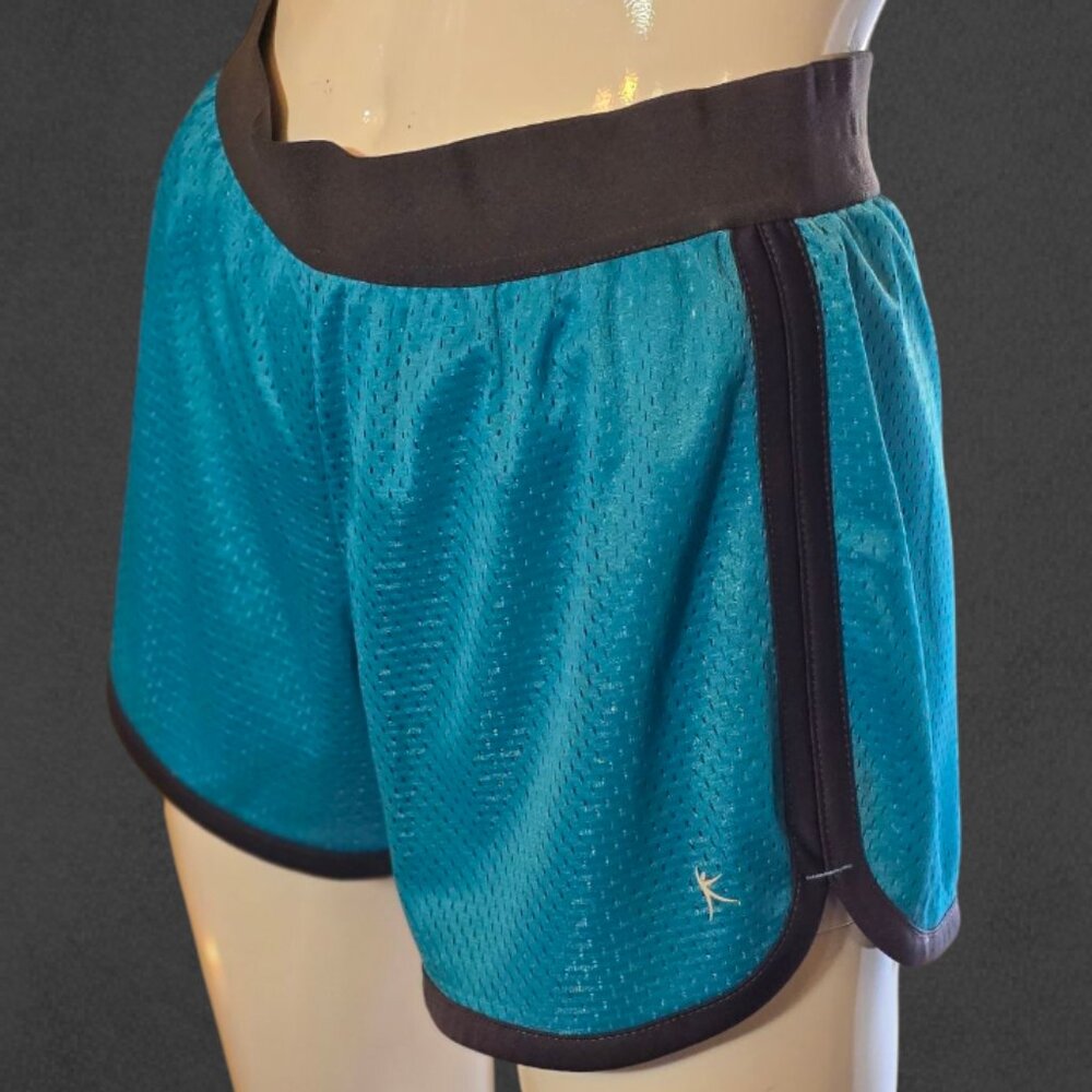 2 Pair - 1 Back 1 Turquoise Athletic Runner Shorts DANSKIN sz S - Picture 7 of 14